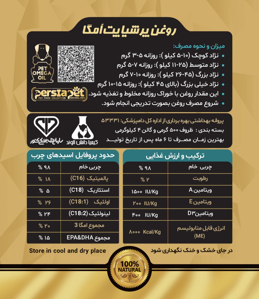 روغن پرشیاپت امگا